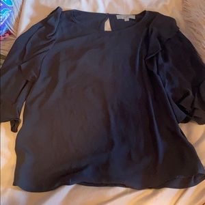 Ruffled Loft 3/4 sleeve top